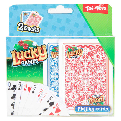 Toi-toys szczęśliwe gry w karty do gry, 2 szt.