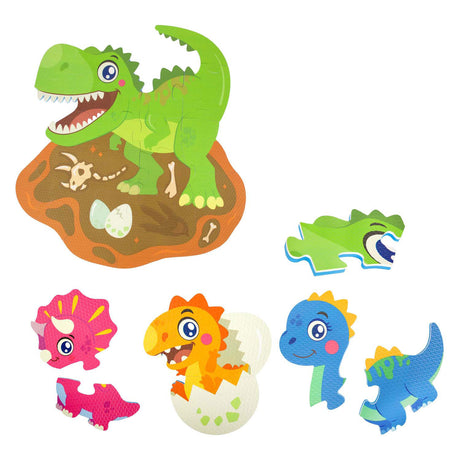 Toi-toys Little Stars puzzle podłogowe z pianki dino, 36 elementów.