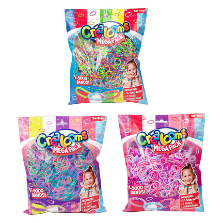Zabawny zestaw gumek do krosien Toi-toys mega, 5000 sztuk.