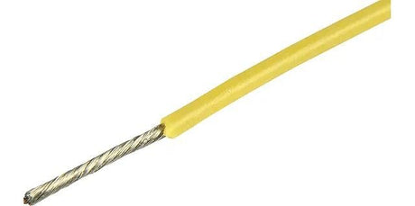 Kabel Herth+buss kabel elektryczny silikon 0,5 mm żółty 5mtr.