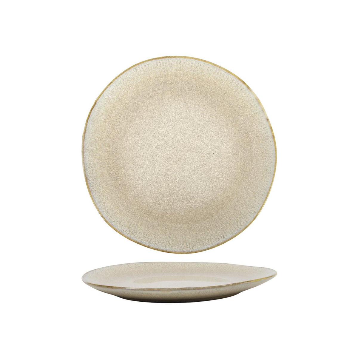 Talerz śniadaniowy sahara beżowy, pudełko 6 ø22cm