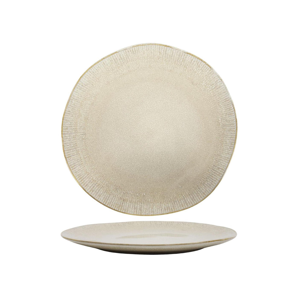 Talerz obiadowy sahara beżowy, pudełko 6 ø27cm