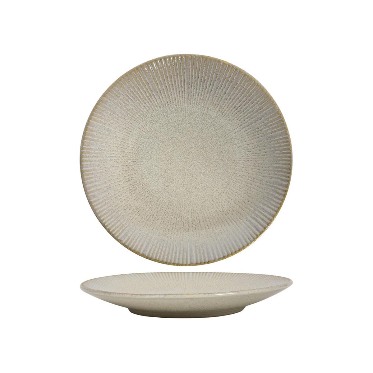 Talerz obiadowy w linii oceanicznego beżu ø27cm
