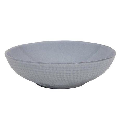 Głęboko tkany materiał tekstylny w kolorze szarym ø18x5,5 cm, opakowanie 6 sztuk