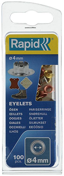 Rapid 1009443 - oczka e3 - 4mm, 100 szt. | 5 sztuk