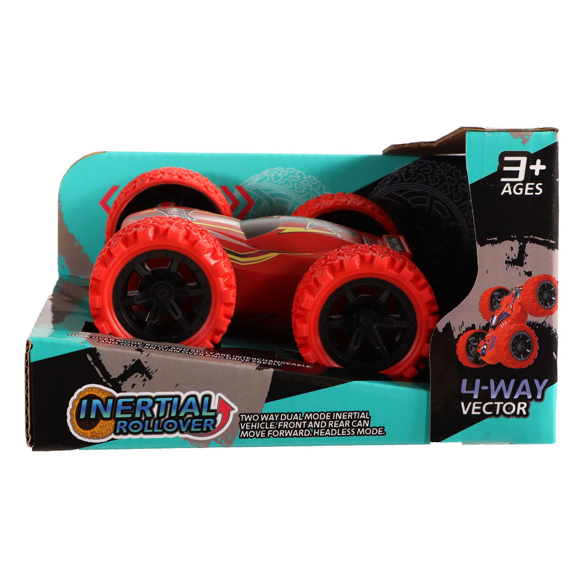 Jono Toys Reversible Stunt Car with tarcie, 12 cm
