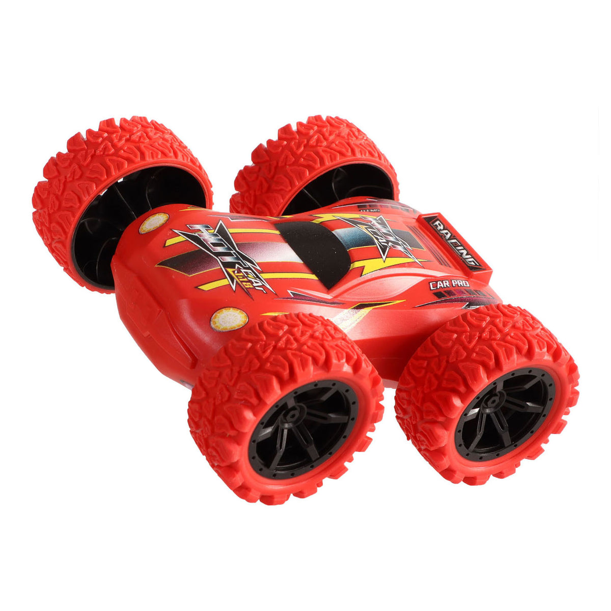 Jono Toys Reversible Stunt Car with tarcie, 12 cm