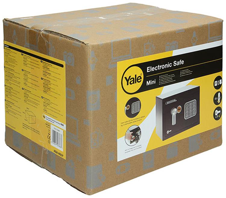Yale 1047115 - bezpieczny mini czarny | 1 szt