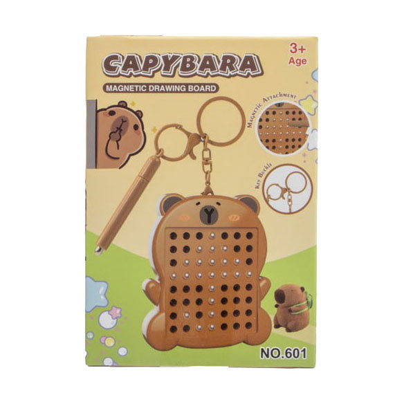 Jono toys capibara magneetbordje aan sleutelhanger