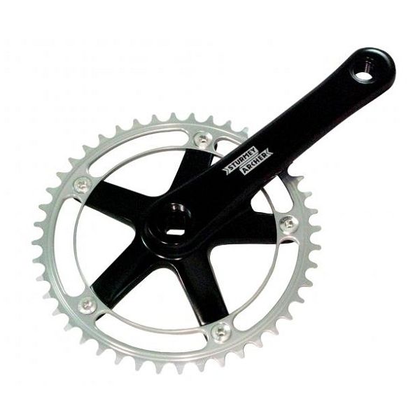 Mechanizm korbowy Sturmey Archer fct 62 64 pojedyncze zestawy korbowe 44 z. 170mm czarny