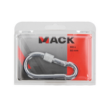 Mack 1006895 - 1 karabińczyk + zamek. ocynkowany 8mm czarny | 5 sztuk