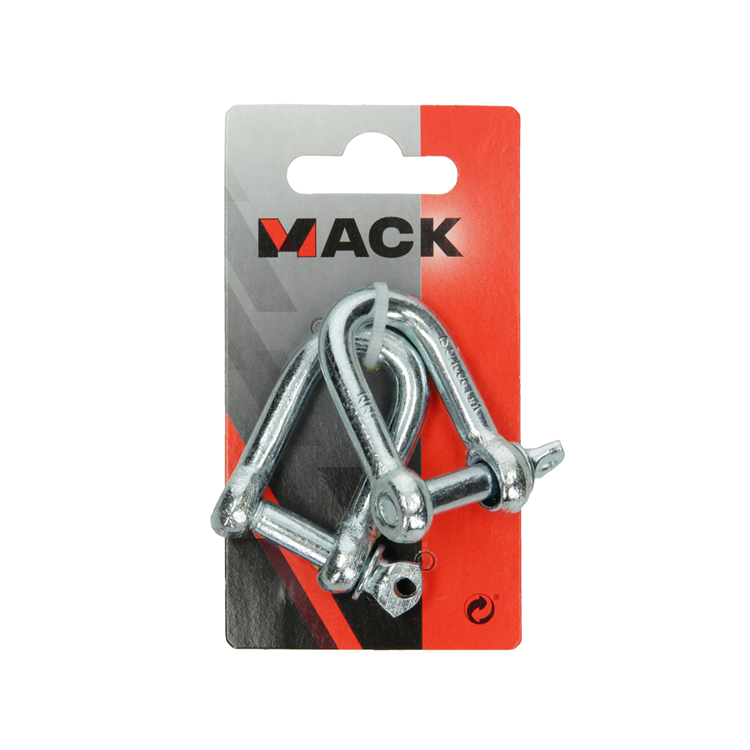 Mack 1008468 - 2 szczęki proste 8mm ocynkowane | 10 sztuk