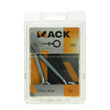 Mack 1017793 - metryczne oczko do śruby + nakrętka ocynkowane 2 szt. m8 x 60 mm | 5 sztuk