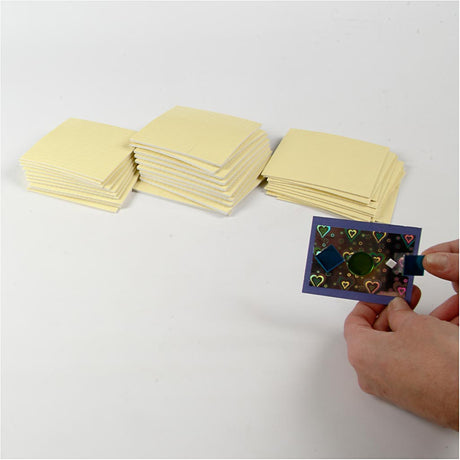 Https: www.cchobby.nl Podkładki-piankowe 3D-rozmiar-5x5-mm-grubość-1-2-3-mm-30x400-sztuka-1-pudełko