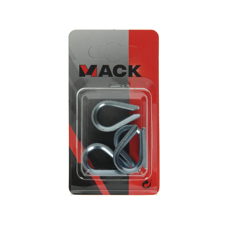 Mack 1008508 - 4 nasadki 4mm ocynkowane | 10 sztuk