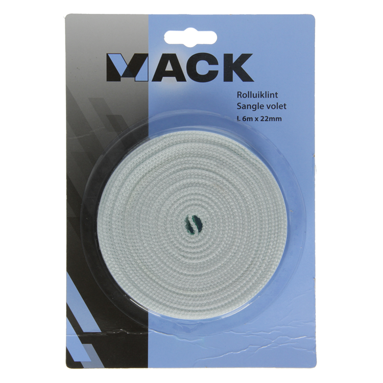 Mack 1010056 - taśma roletowa 6mx22mm | 5 sztuk