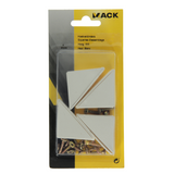 Mack 1013643 - 4 corner connectors high white | 5 sztuk