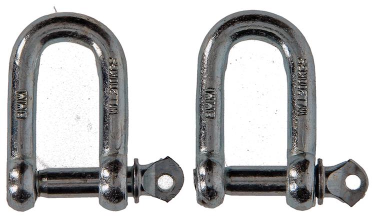 Mack 1008468 - 2 szczęki proste 8mm ocynkowane | 10 sztuk