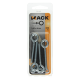 Mack 1017790 - metryczne oczko do śruby + nakrętka ocynkowane 4 szt. m5 x 40 mm | 10 sztuk