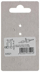 Mack 1008491 - 2 szczęki proste 6mm ocynkowane | 10 sztuk