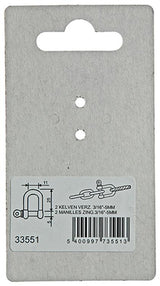 Mack 1008521 - 2 szczęki proste 5mm ocynkowane | 10 sztuk