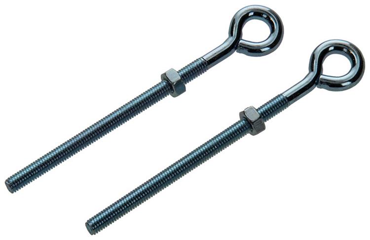 Mack 1008550 - 2 śruby oczkowe + nakrętka m6 x 100mm ocynkowane | 10 sztuk