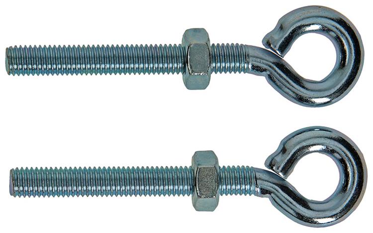 Mack 1008554 - 2 śruby oczkowe + nakrętka m10 x 80mm ocynkowane | 10 sztuk