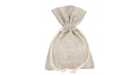 Katoenen zakje 9x12cm naturel 10 stuks