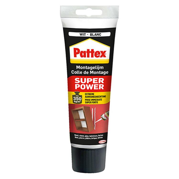 Pattex 1050552 - super power biały 250g | 6 sztuk