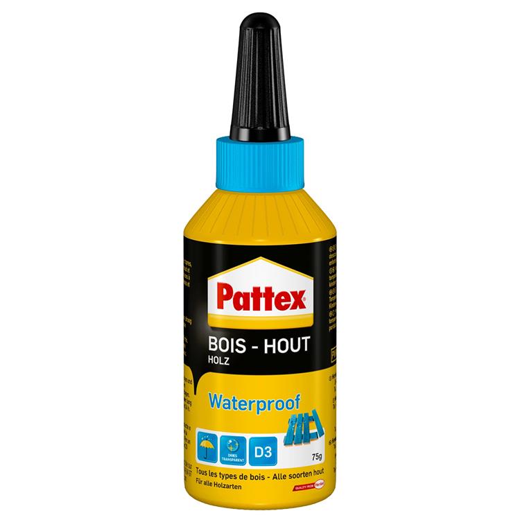 Pattex 1001836 - wodoodporny klej do drewna 75gr | 6 sztuk