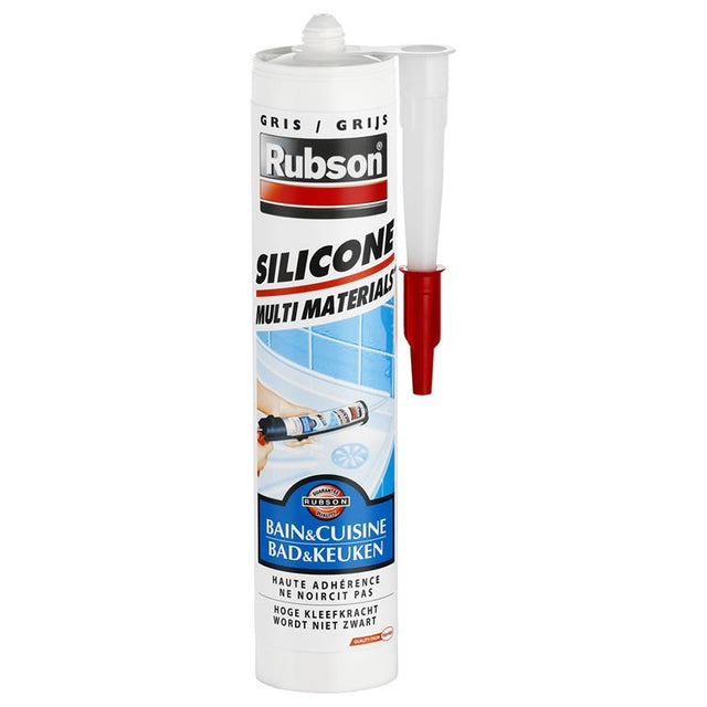 Rubson 1001580 - multimateriały sanitarne ciemnoszary 280ml | 6 sztuk