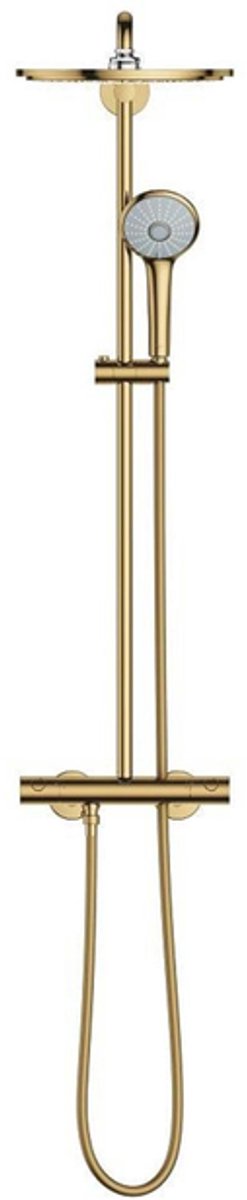 System prysznicowy Grohe euphoria xxl 310 - chłodny wschód słońca (złoty)