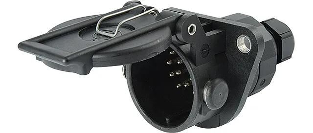 Gniazda wtykowe Herth+buss 13-pinowe 24V, plastikowe