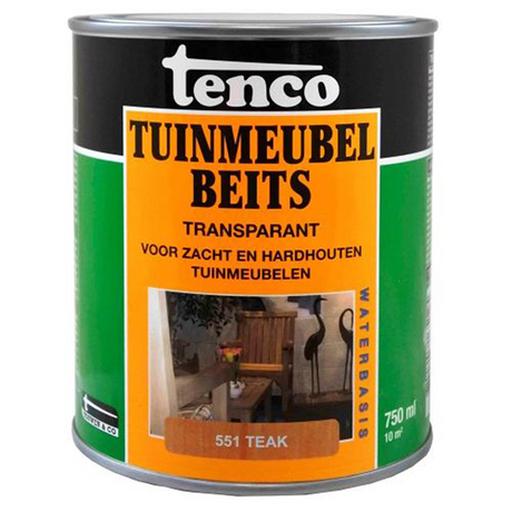 Tenco 1034330 - meble ogrodowe tekowe 0,75l | 3 sztuki