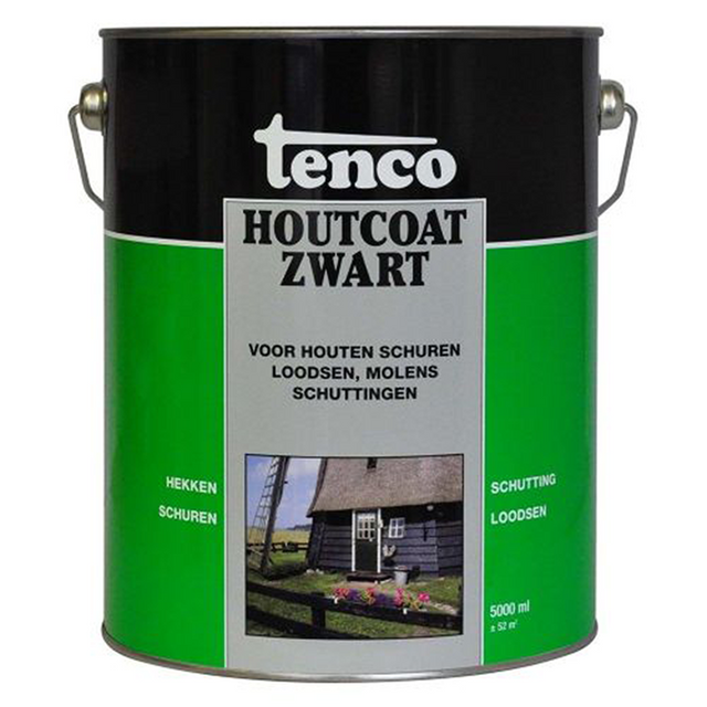 Tenco 1034390 - lakier do drewna czarny 5l | 1 szt