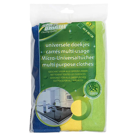 Starbright 1009149 - sb ściereczka z mikrofibry perłowa 3 szt. 40x40cm | 6 sztuk
