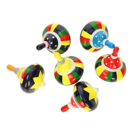 Drewniany bączek Playwood w kolorze, ø 3,5 cm