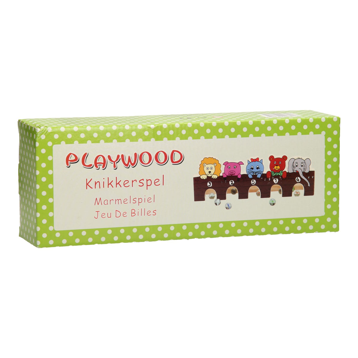 Playwood drewniana marmurowa gra dzikie zwierzęta z zabawkami z marmuru.