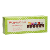 Playwood drewniana marmurowa gra dzikie zwierzęta z zabawkami z marmuru.