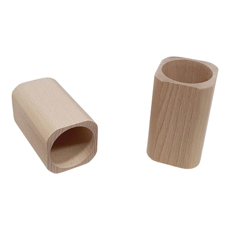 Piórnik Playwood kwadratowy z drewna bukowego, 9,5 cm