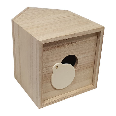 Domek na skarbonkę firmy Creativ z drewna paulownia