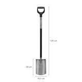 Fiskars 1069392 - ergonomiczna łopata ogrodowa okrągła | 4 sztuki