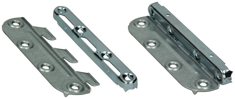 Mack 1013463 - zestaw 4 haczyków do łóżeczka, puste 135mm | 5 sztuk