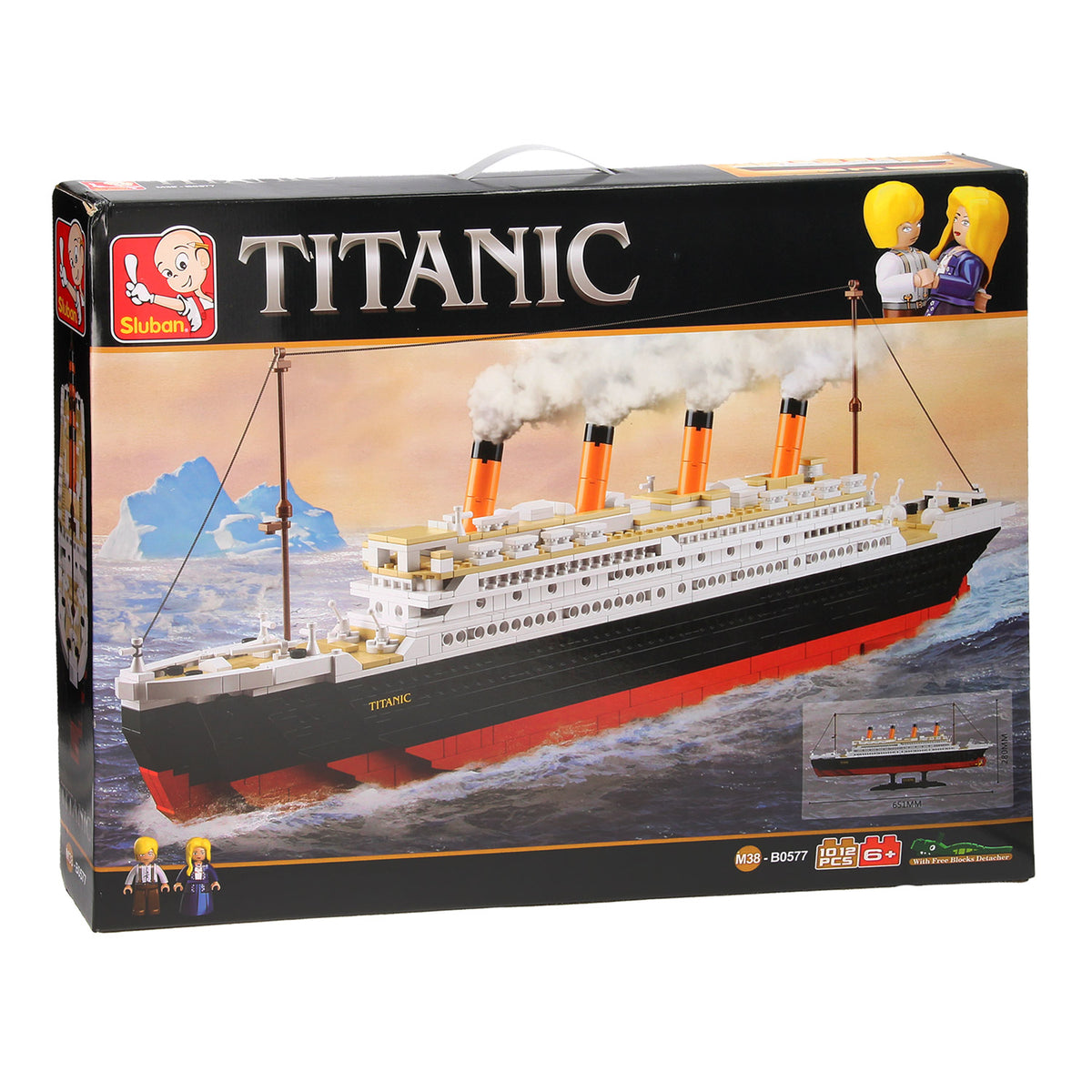 Sluban Titanic duży, 1012szt.