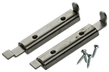 Mack 1013272 - 2 szuflady meblowe niklowane a 70 - b 21 mm | 5 sztuk