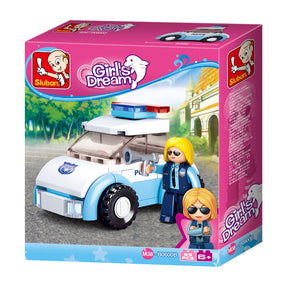 Sluban girls dream series m38-b0600b policjantka z radiowozem 69 szt