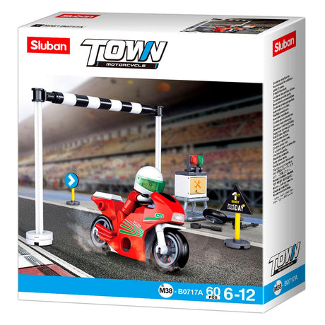 Sluban Racing Motor Town Junior 16,5 x 14,1 cm, 60 sztuk