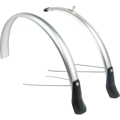 Eurofender Fender Set Snello 28 x 51 mm srebrny
