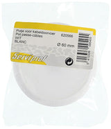 Mack 1014494 - 1 pot for cable entry white ø 60 mm | 10 sztuk