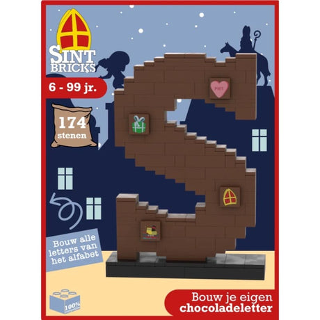 Sintbricks Sint Bricks zbudują własną czekoladową literę